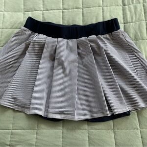 FILA Tennis Skirt Blue White Stripes Navy Shorts Size Medium